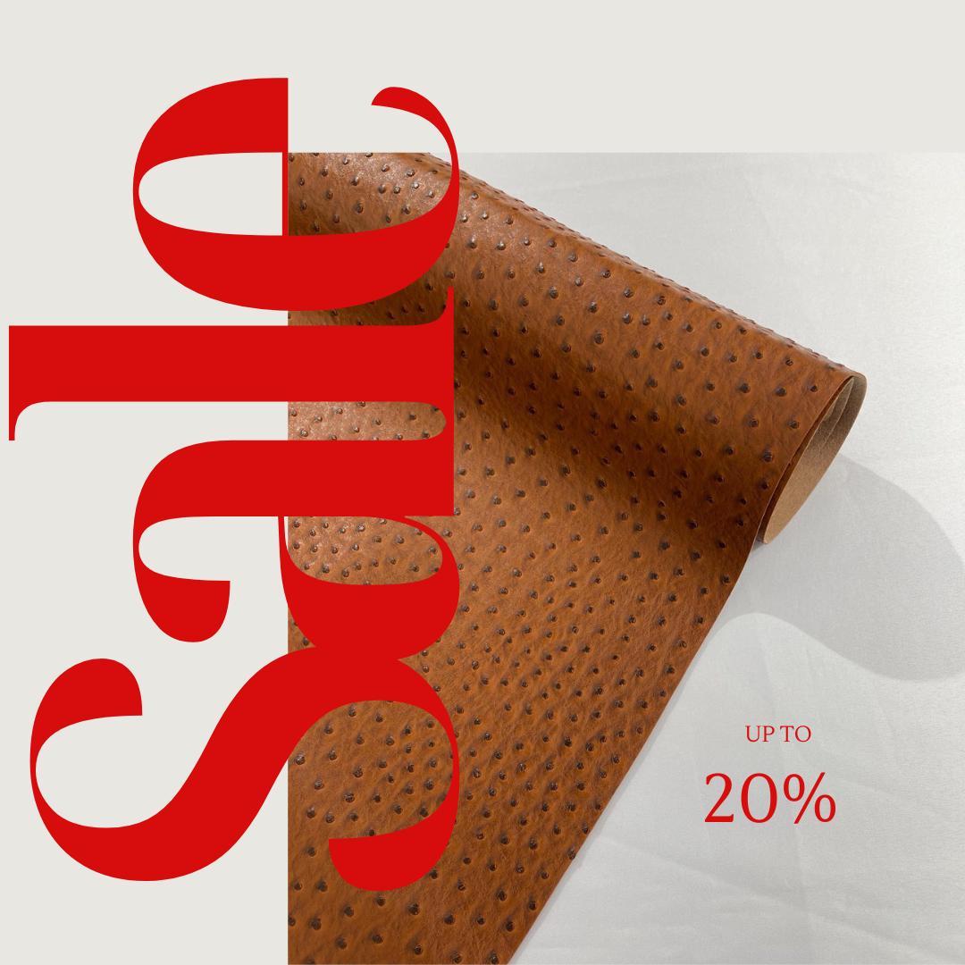 Ostrich Fake Leather Upholstery-  CONAC - 3-D Ostrich Skin Texture Faux Leather - Vinyl Fabric Sold By Yard.