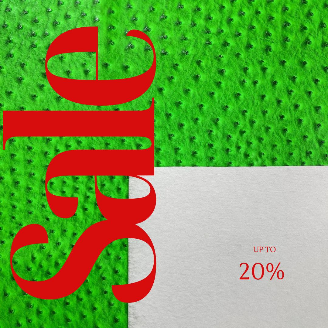 Ostrich Fake Leather Upholstery -  NEON GREEN - 3-D Ostrich Skin Texture Faux Leather - Vinyl Fabric Sold By Yard.