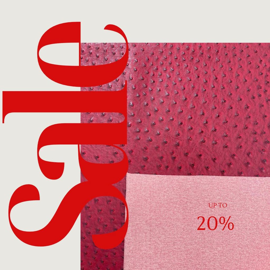 Ostrich Fake Leather Upholstery -  DK RED - 3-D Ostrich Skin Texture Faux Leather - Vinyl Fabric Sold By Yard.