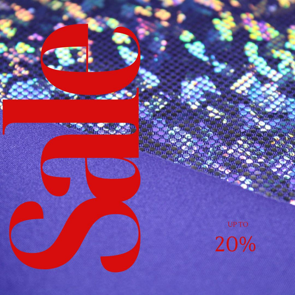 Silver/Purple Shattered Glass Spandex  - 4-Way Stretch Fabric By The Yard - 60" Wide Spandex Fabric - Thick and Heavy Spandex Fabric