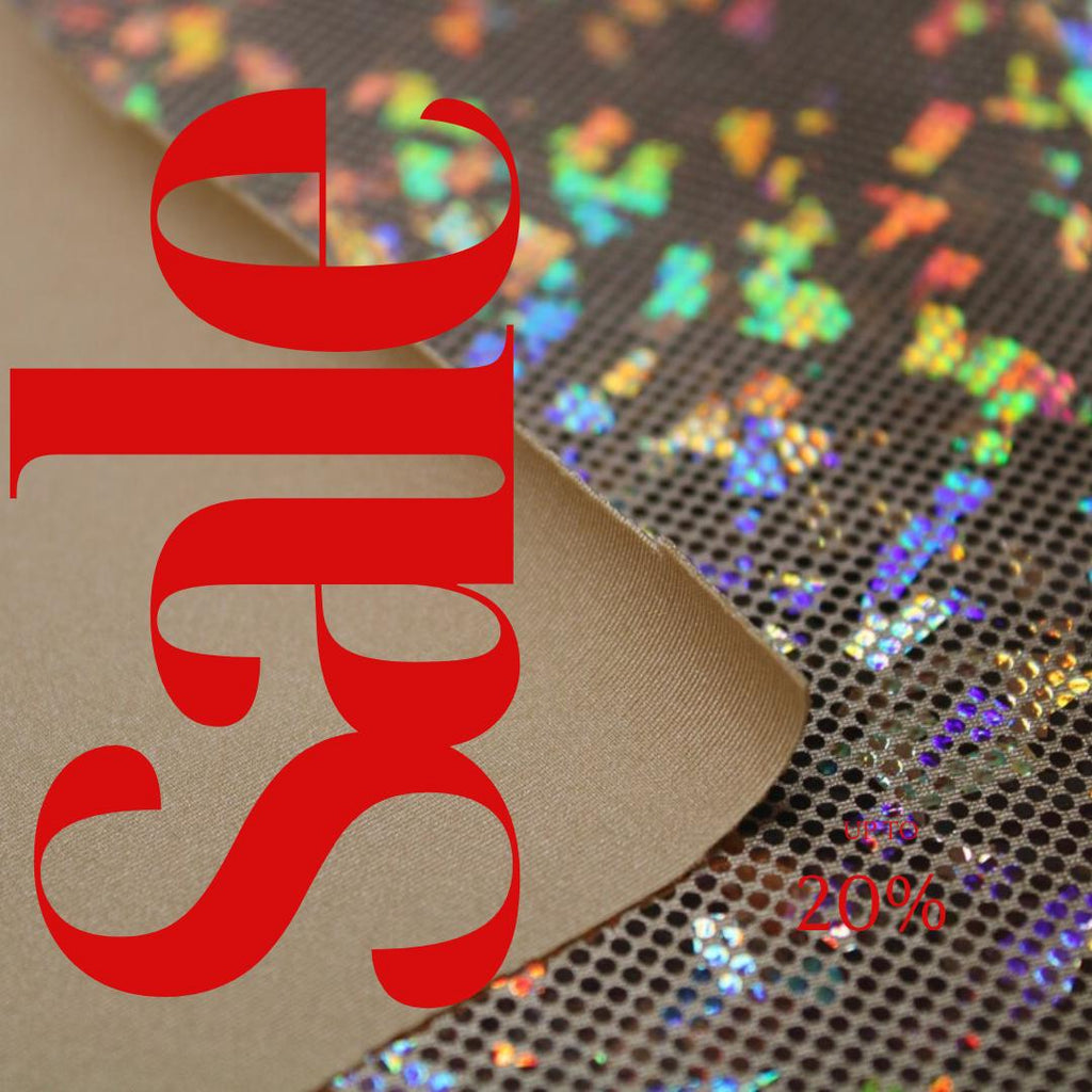 Gold Shattered Glass Spandex - 4-Way Stretch Fabric By The Yard - 60" Wide Spandex Fabric - Thick and Heavy Spandex Fabric