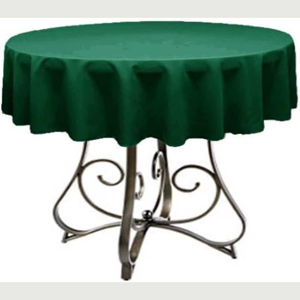 HUNTER - Polyester Poplin Washable Round Tablecloth,  Table Cover Fabric Table Cloth for Dinning, Kitchen, Party, Holiday