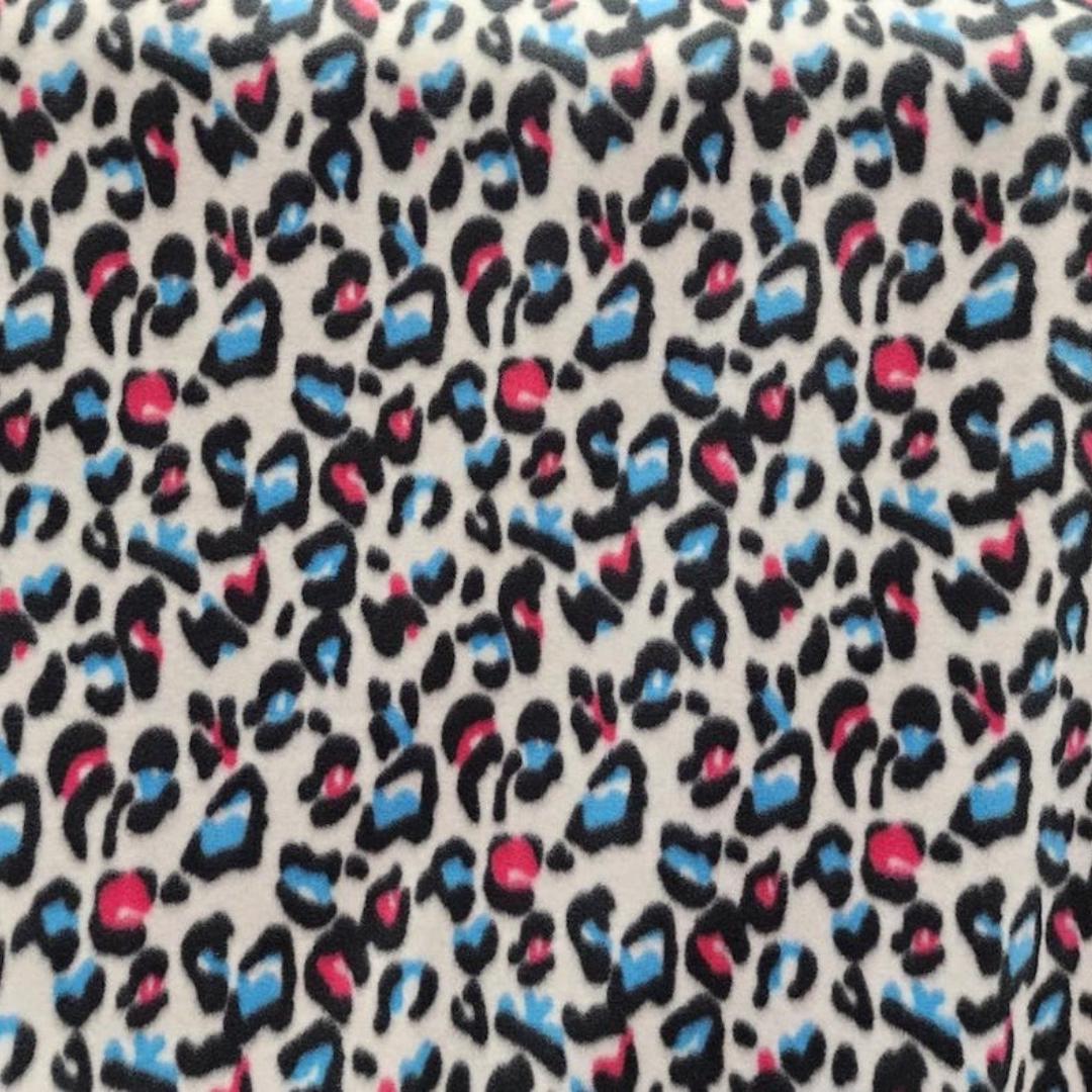 Leopard Print - Anti Pill Theme Fleece Fabric, 60” Inches Wide – Sold By The Yard