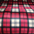 Plaid Checkered Print - Anti Pill Theme Fleece Fabric, 60” Inches Wide – Sold By The Yard