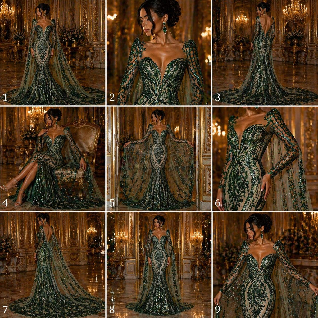 Hunter- Marvelous Luxury Shiny Sequin 4-Way Stretch Mesh Fabric – Prom & Evening Dress Material By The Yard.