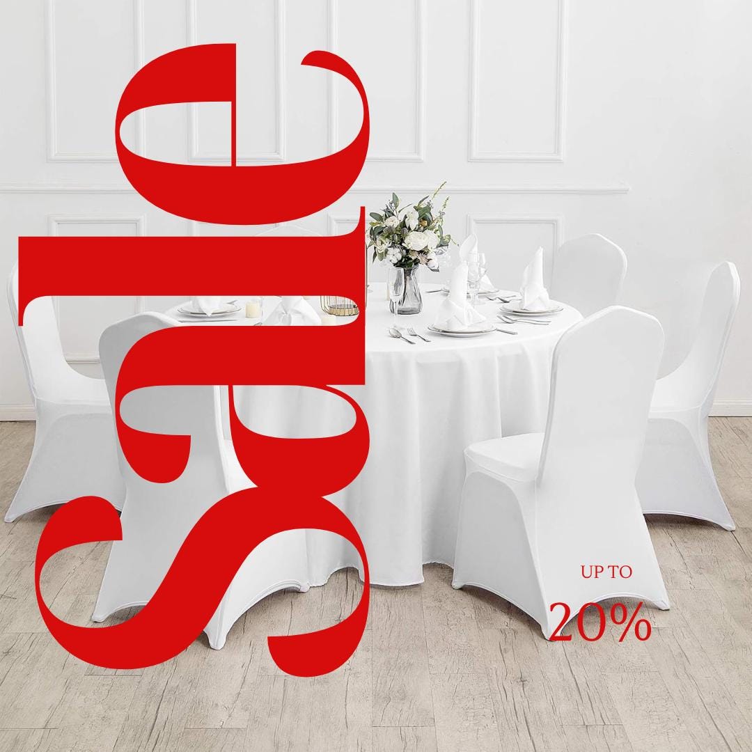 WHITE - 108" Round Polyester Poplin Washable Tablecloth, Stain Wrinkle Resistant Table Cover - Fabric Table Cloth Dinning, Kitchen, Party